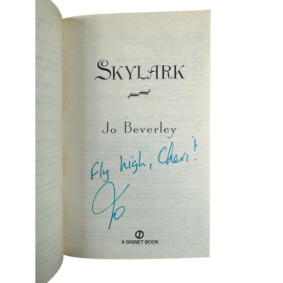 Skylark by Jo Beverley (Paperback) (Signed) - Picture 7 of 7